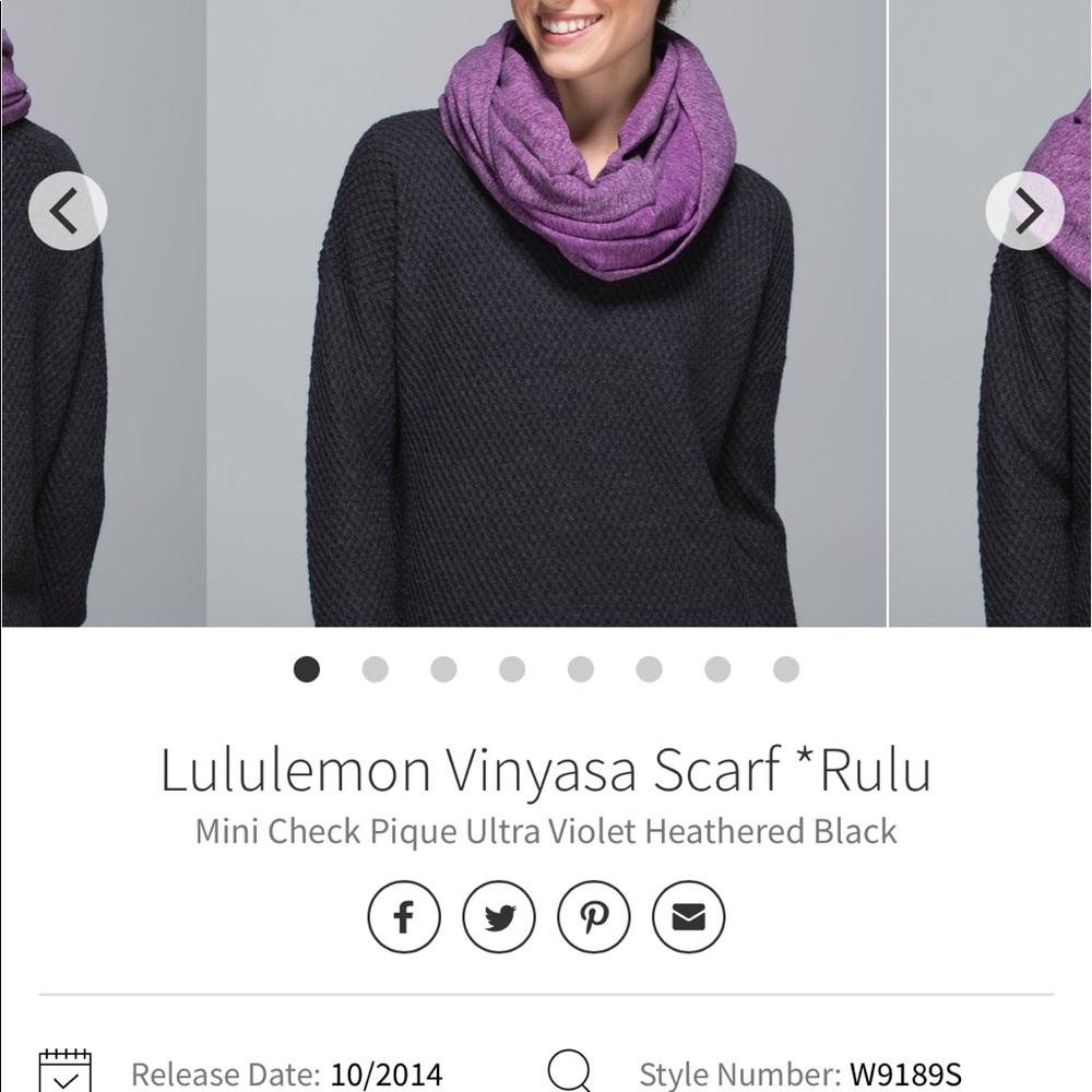 Lululemon Vinyasa Scarf